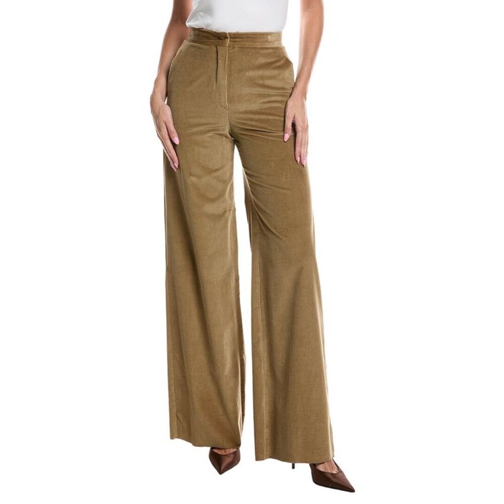 Max Mara Womens  Fareta Corduroy Trouser, Tan